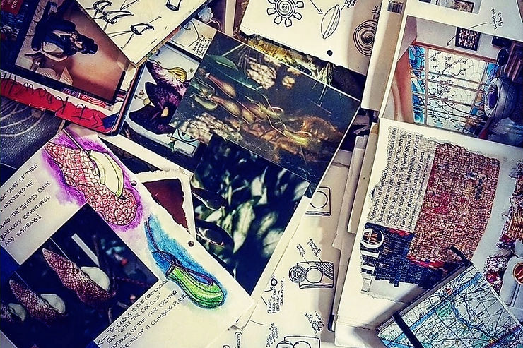 pages from ideas sketchbook