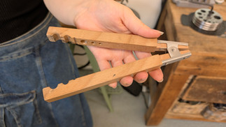 Wooden hand clamps