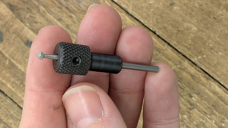 Burr depth guage