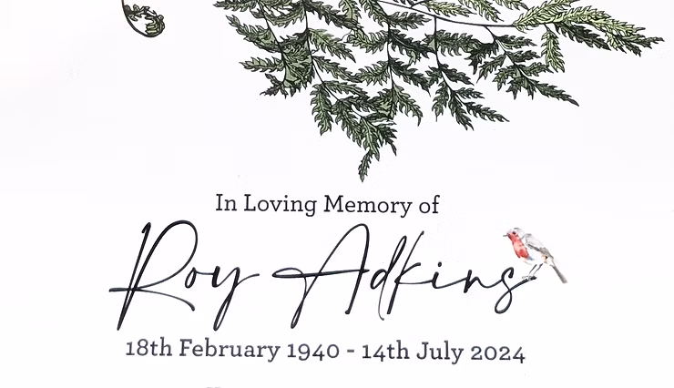 Memorial card